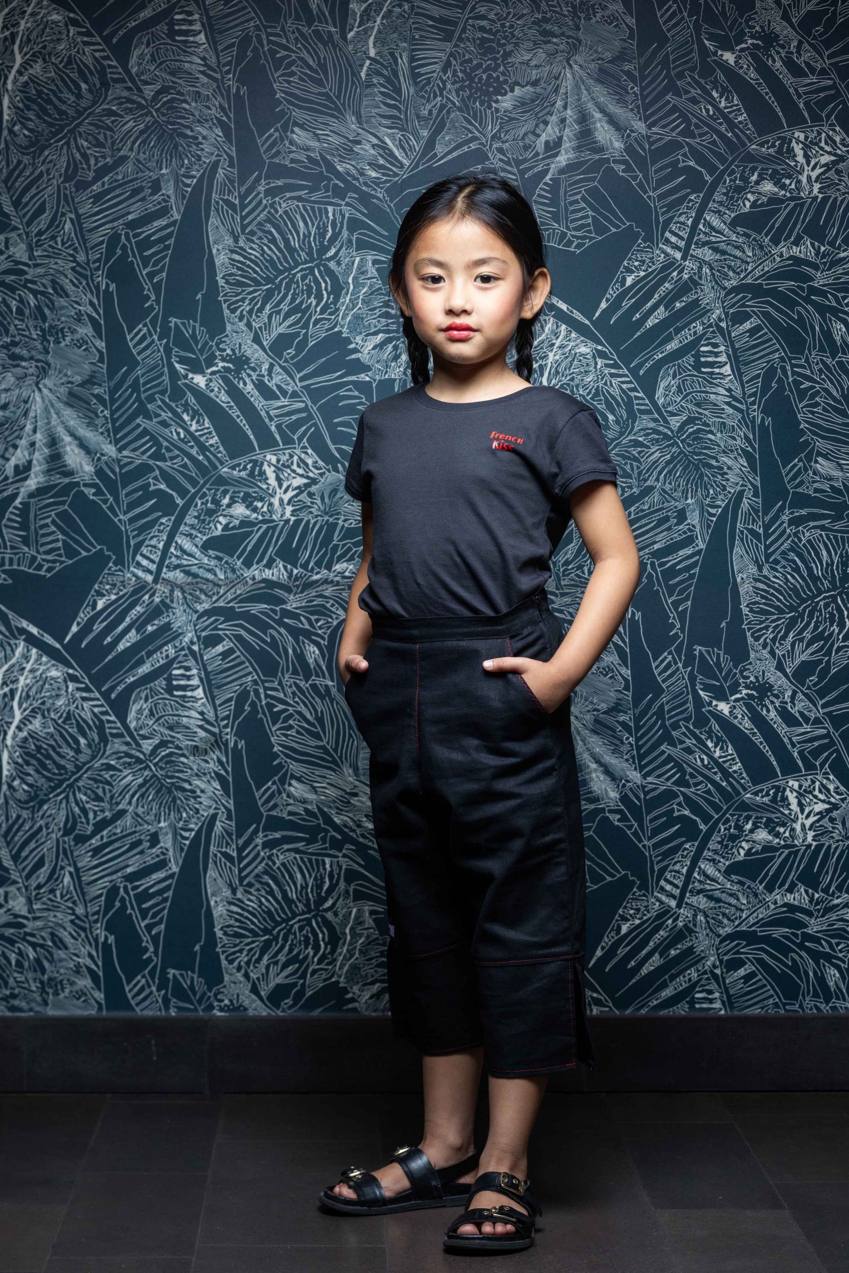 FifiStar - Tshirt French Kiss - Mode Enfant - Vêtement Enfant Fille Artisanal - Made in France