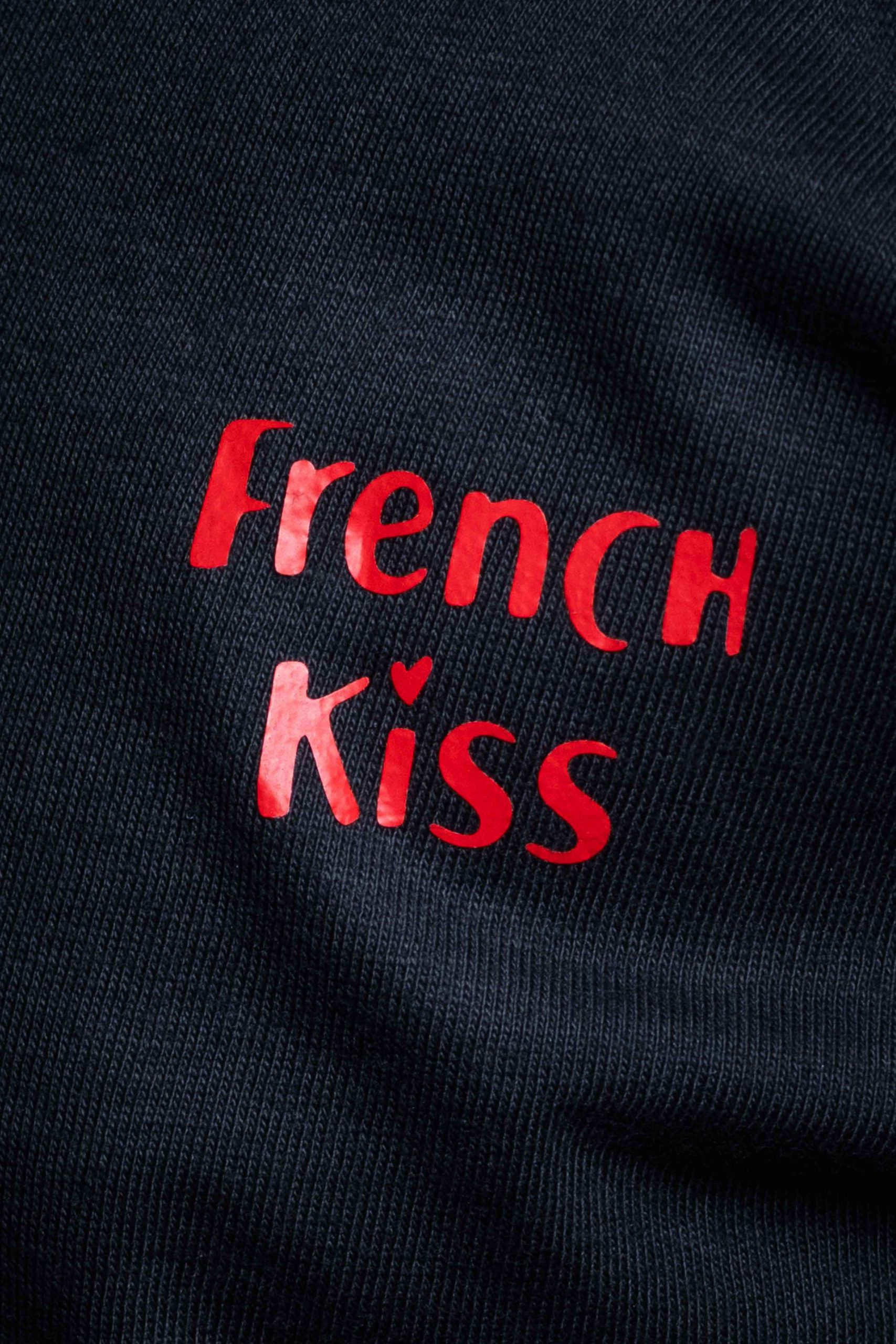 FifiStar - Tshirt French Kiss - Mode Enfant - Vêtement Enfant Fille Artisanal - Made in France