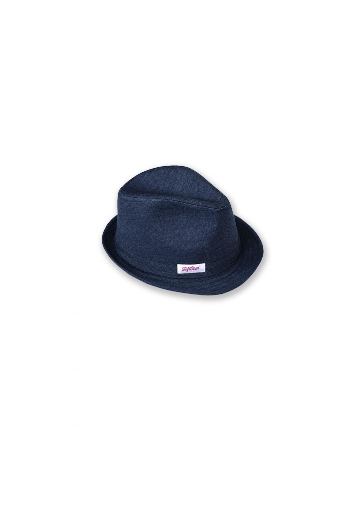 Chapeau-denim-enfant-bleu-marine-recto