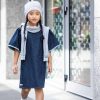 Robe-jean-enfant-fille-bleu-marine-1