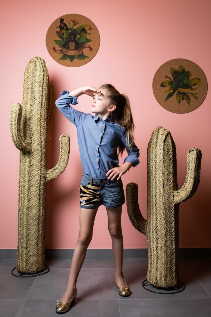 Short-enfant-fille-denim-leopard-1