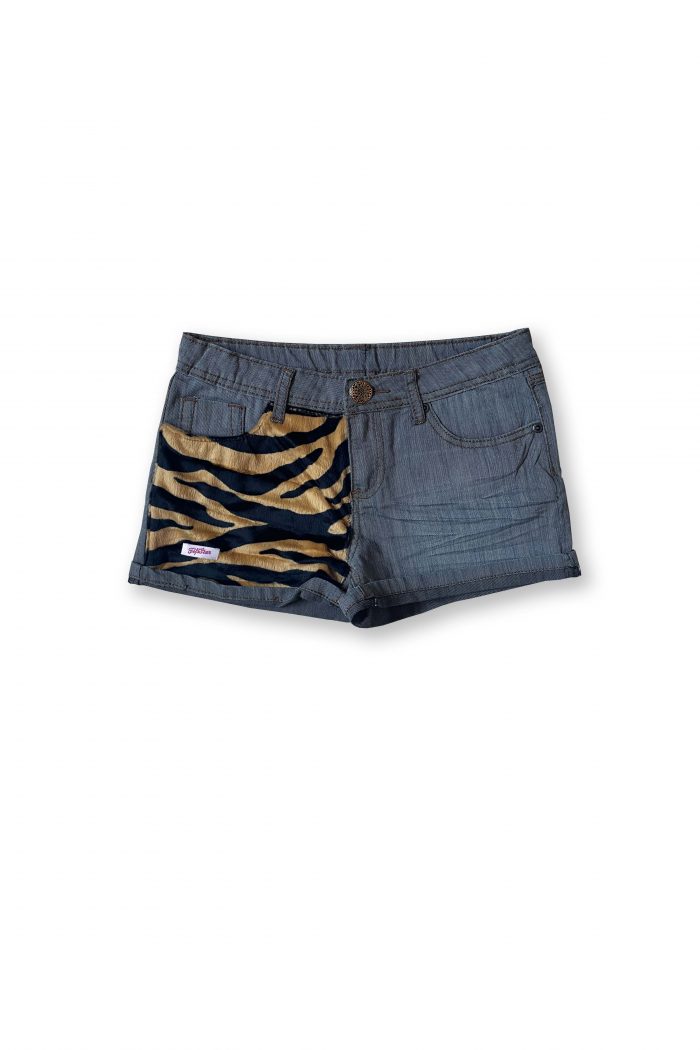 Short-enfant-fille-denim-leopard-recto