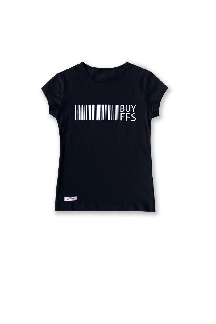 T-shirt-fille-noir-Buy-ffs-recto